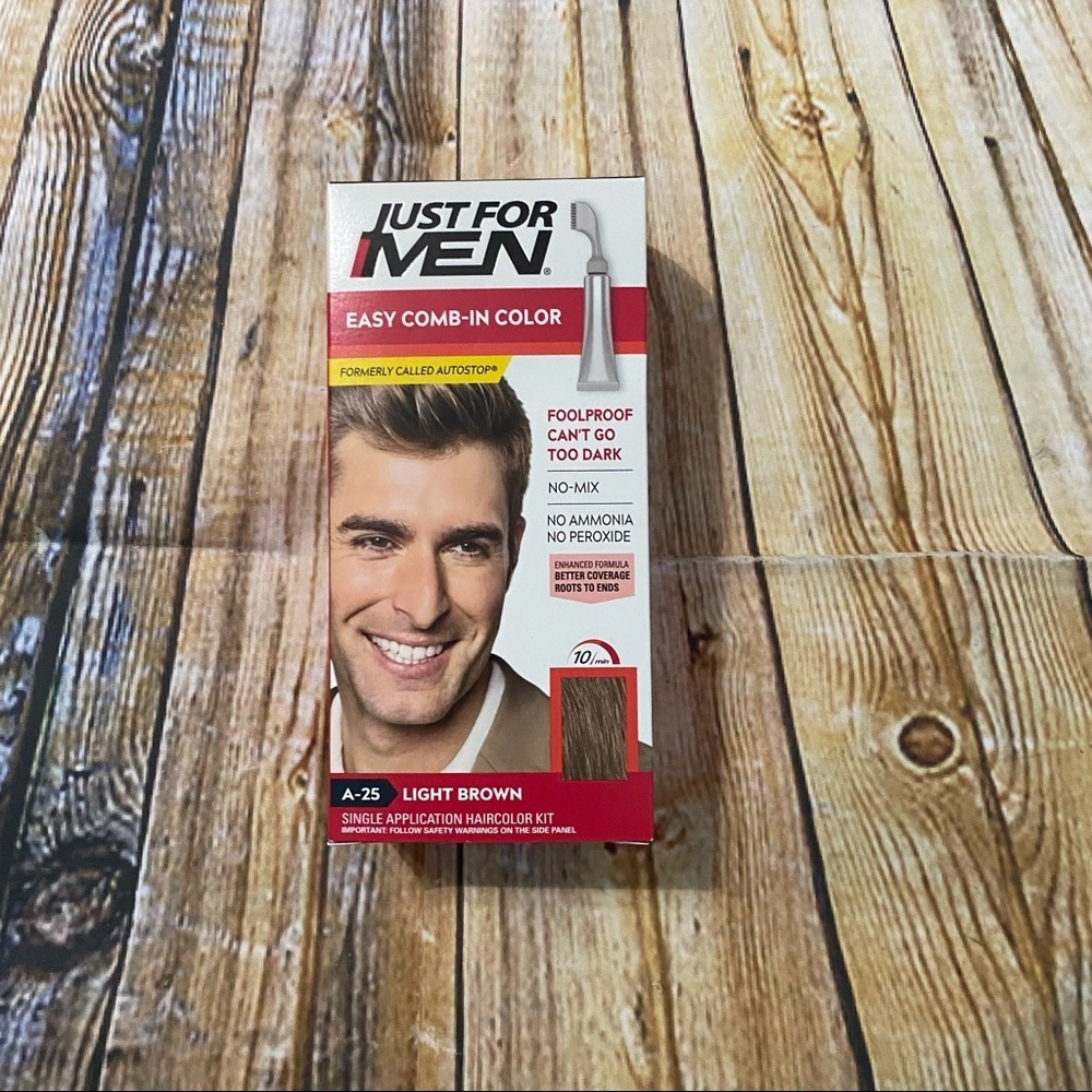 Just For Men Autostop Comb In Formula A 25 Light Brown Pack of 1